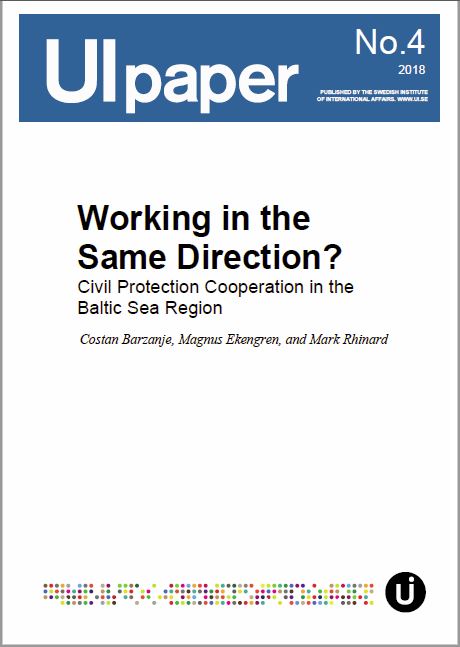 Working in the Same Direction? Civil Protection Cooperation in the Baltic Sea Region