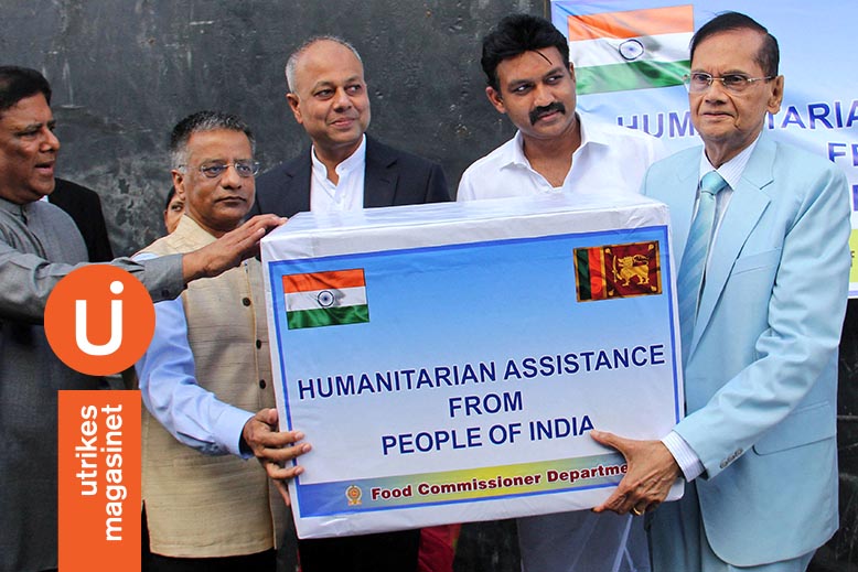 Indien flyttar fram positionerna genom bistånd