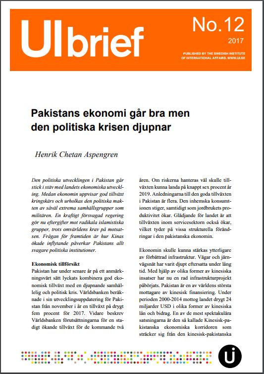 Pakistans ekonomi går bra men den politiska krisen djupnar