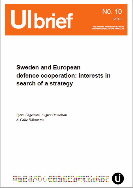 Sweden and European defence cooperation: interests in search of a strategy