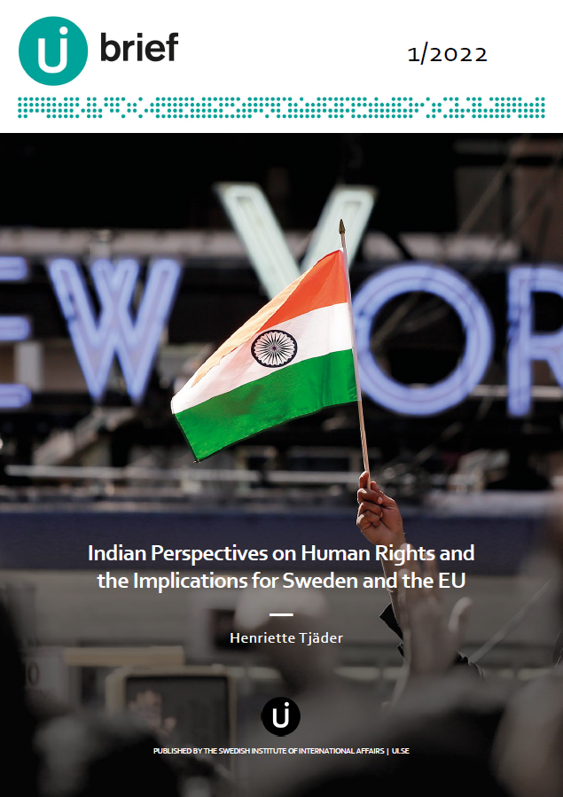 Indian Perspectives on Human Rights and the Implications for Sweden and the EU