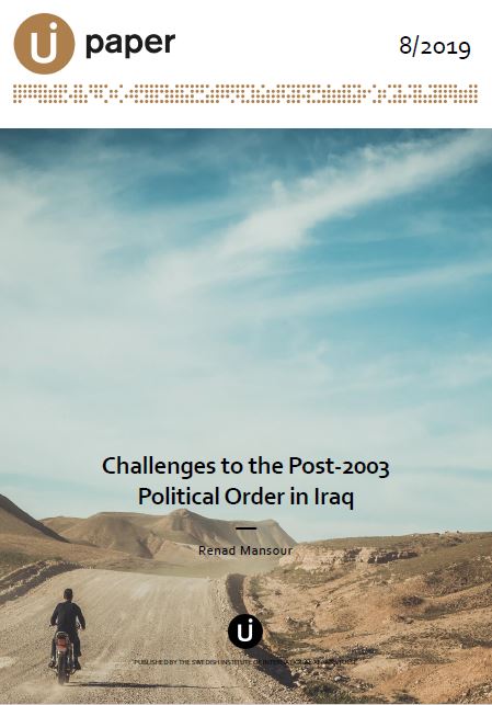 Challenges to the Post-2003 Political Order in Iraq