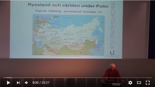 Gymnasiedag: Ryssland och världen under Putin