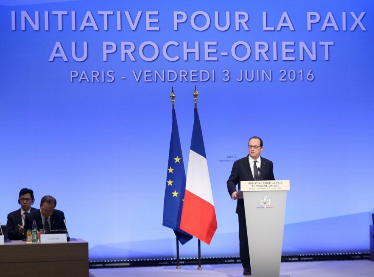 Frankrike vill gjuta liv i lamslagen fredsprocess