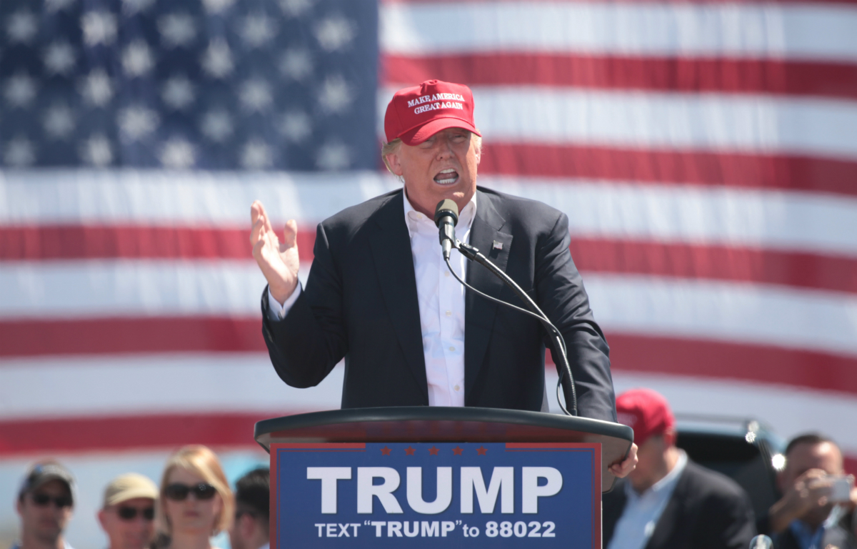 Donald Trump på kampanjmöten. Foto: Gage Skidmore/Wikimedia Commons