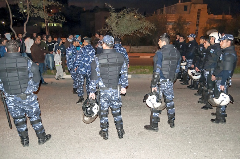 palestinsk polis