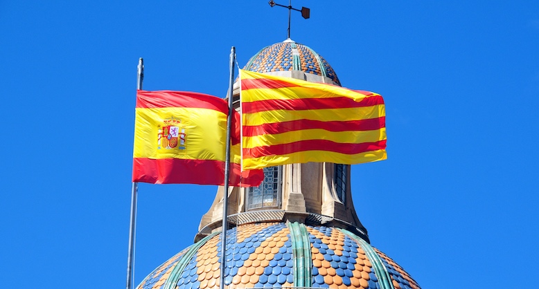 Katalonien två flaggor