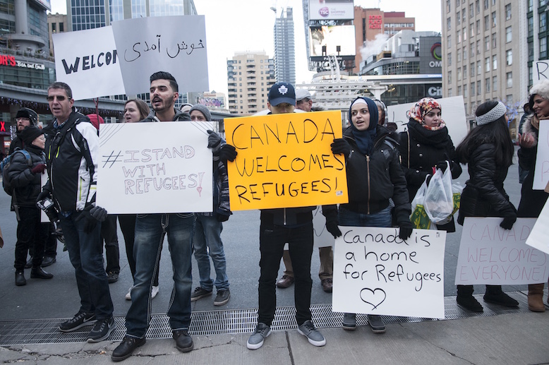 Kanada flyktingdemo