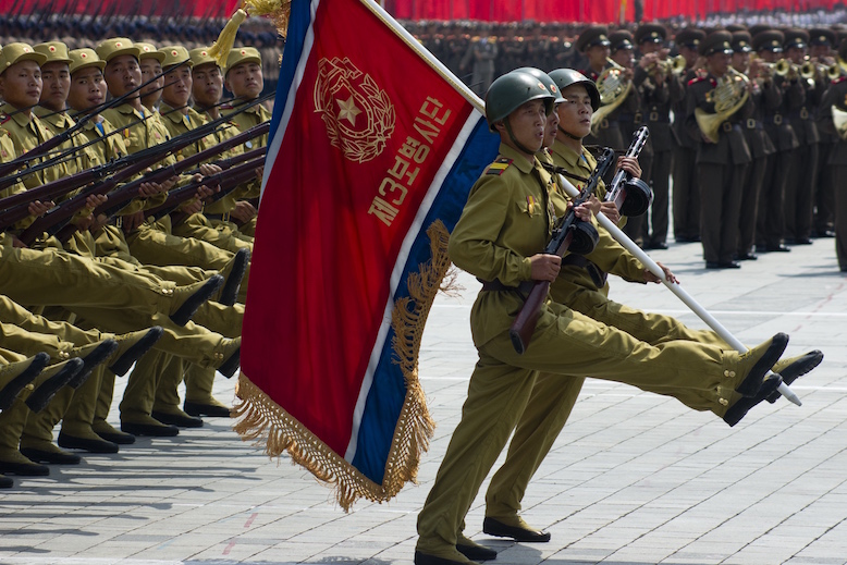 Nordkorea militärparad