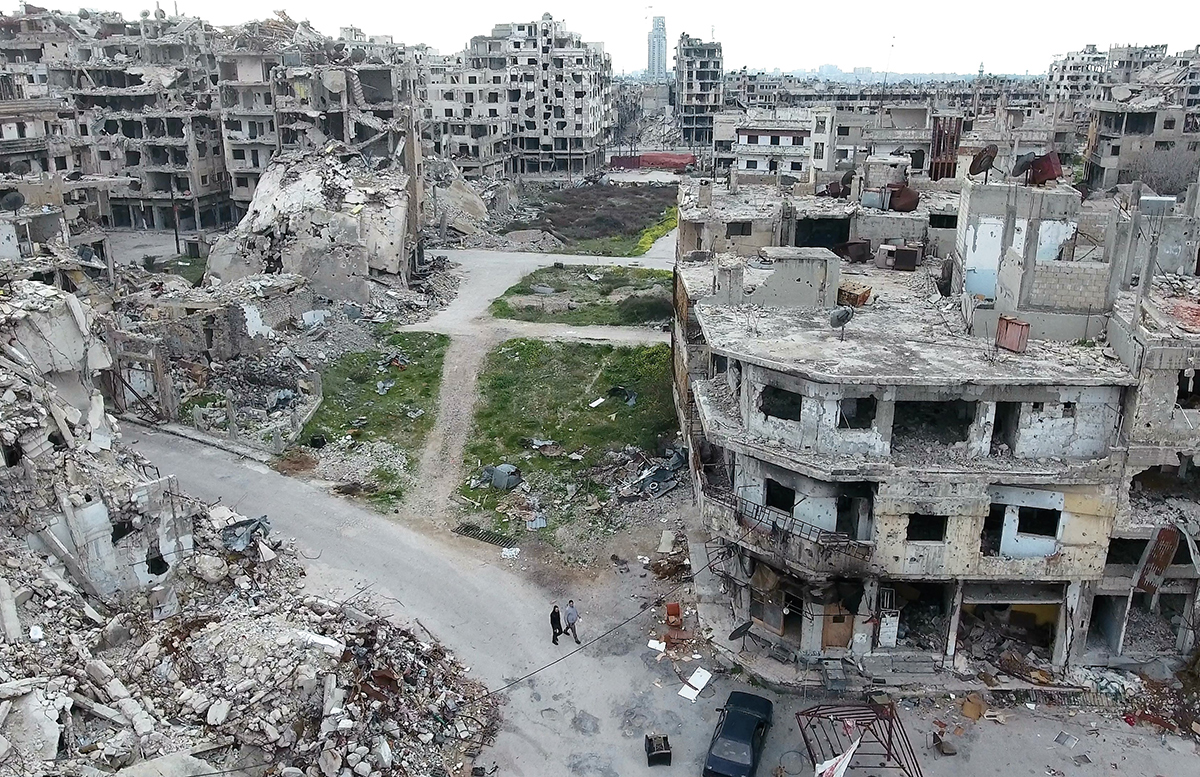 Inga alternativ kan leva i Syriens ruiner