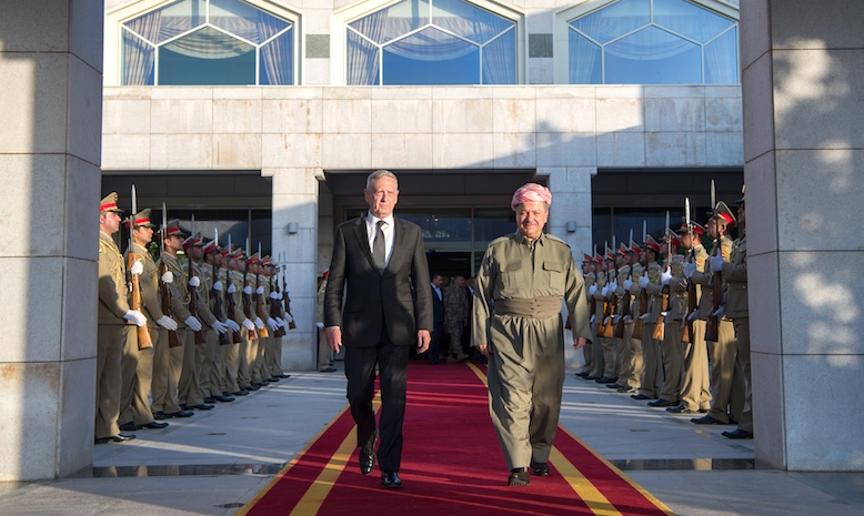 Kurd barzani och Mattis