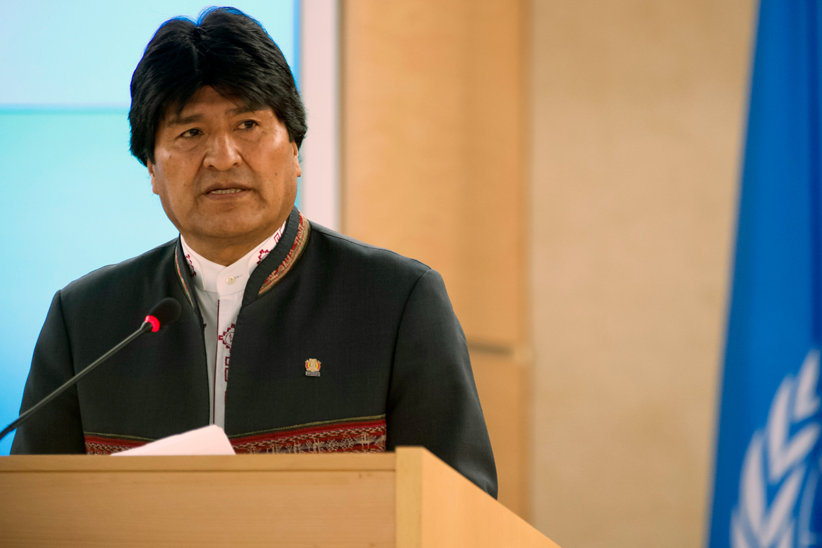 Oroande auktoritär utveckling i Bolivia