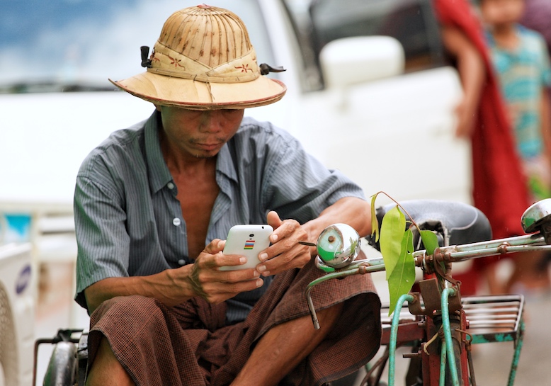 burma mobilanvändare