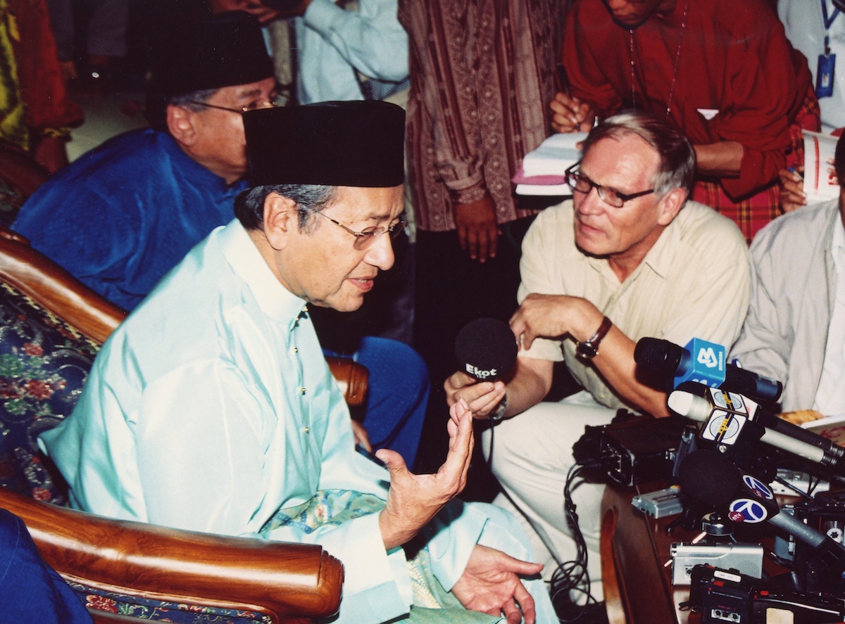 Vid ”ringside” när Mahathir avgick förra gången – 2003