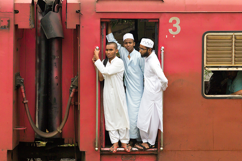 muslimer på tåg
