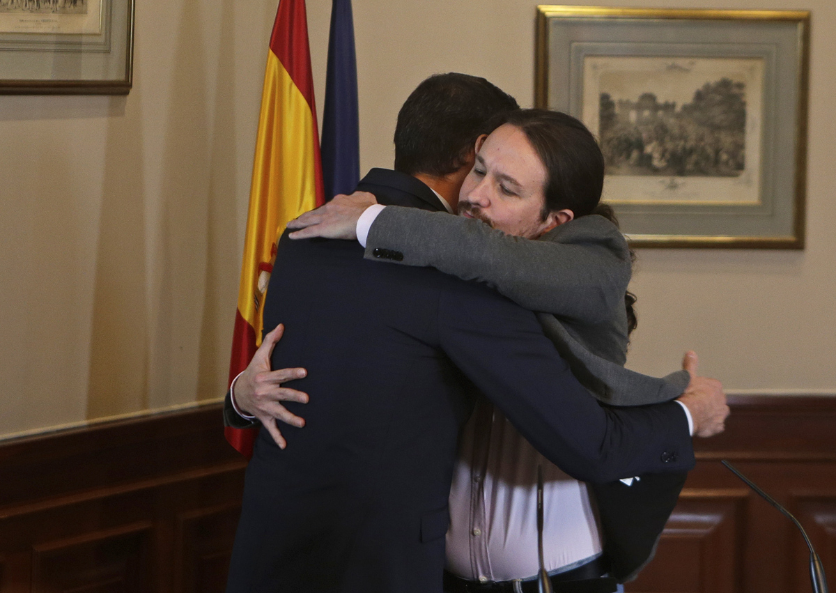 Sánchez omfamnar vänstern – men Katalonien avgör