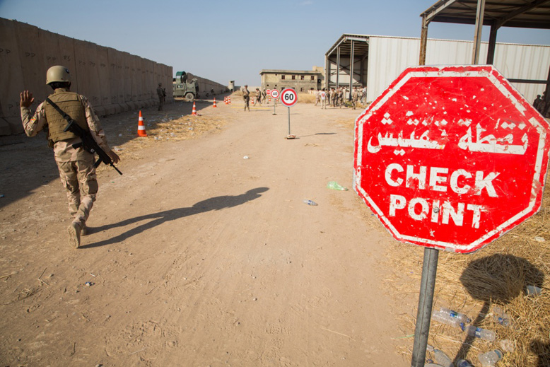 irak checkpoint