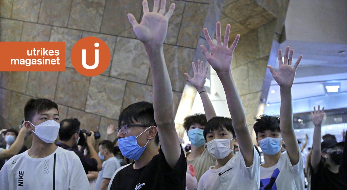 Nya protester i Hongkong när Kina stärker greppet