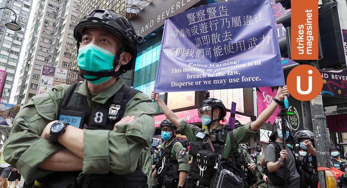 Hongkongs förlorade frihet spetsar till konflikt inom EU