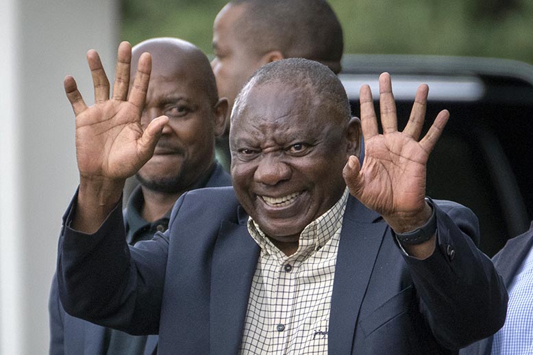 Pressad president. Cyril Ramaphosa. Foto: AP/TT