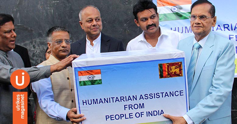 Indien flyttar fram positionerna genom bistånd