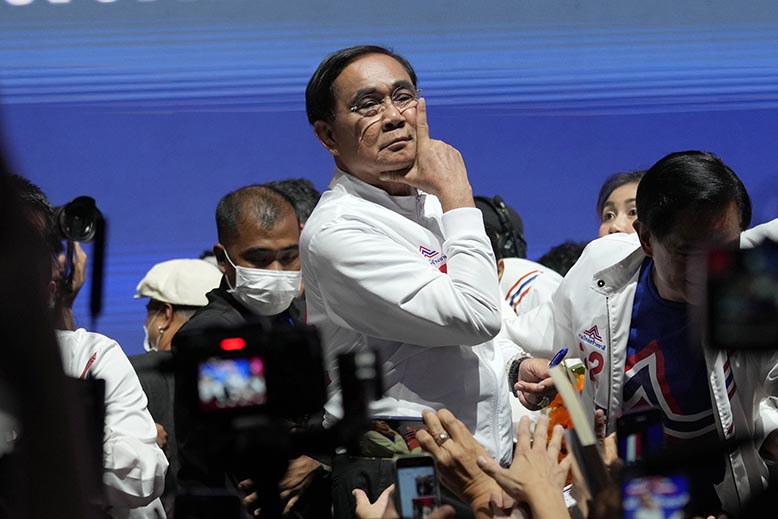 Legitim kuppmakare? Thailands Pranuth. Foto: AP/TT
