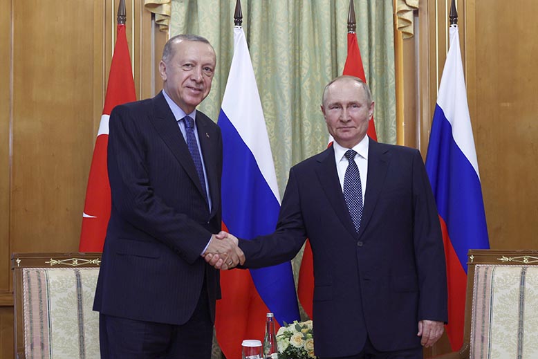 Turkiet mest framgångsrikt. Foto: Turkiets presidentkansli/AP/TT