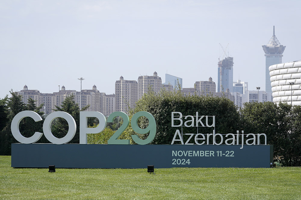 COP29 hålls i oljelandet Azerbajdzjan. Foto: AP/TT