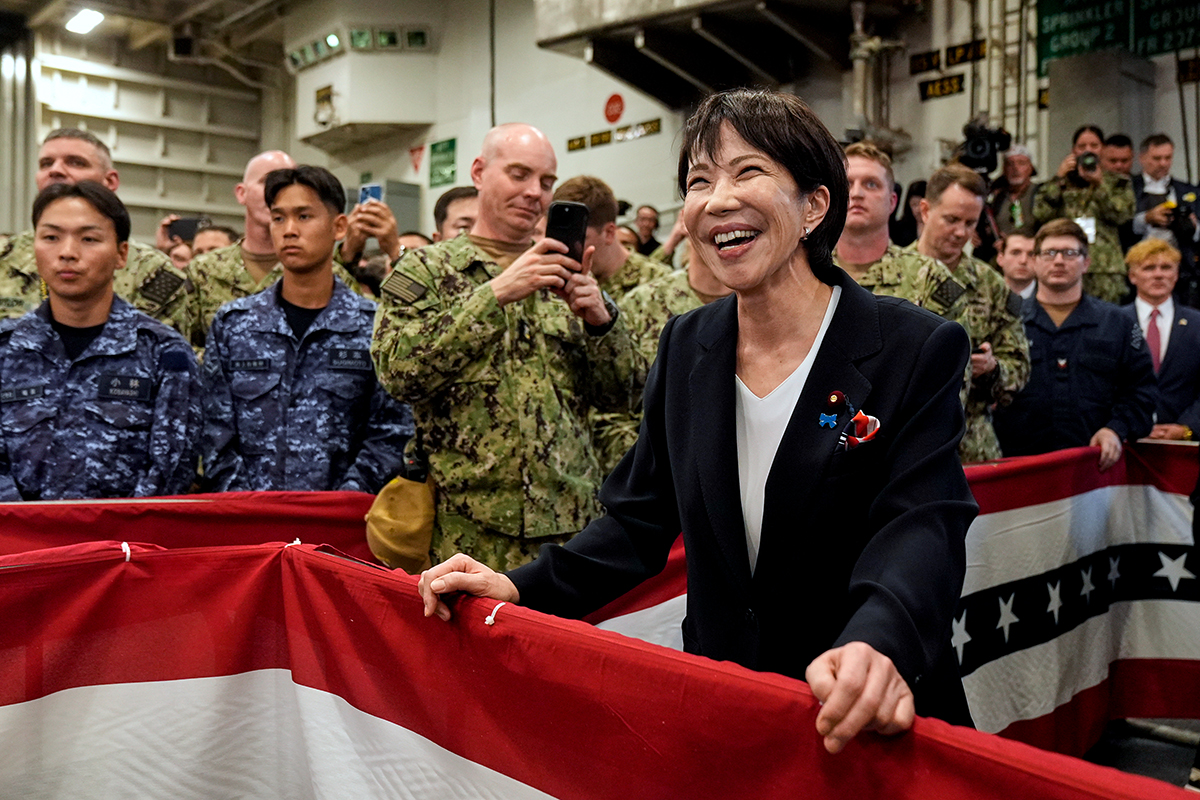 Japans nya premiärminister Sanae Takaichi. Foto: AP/TT