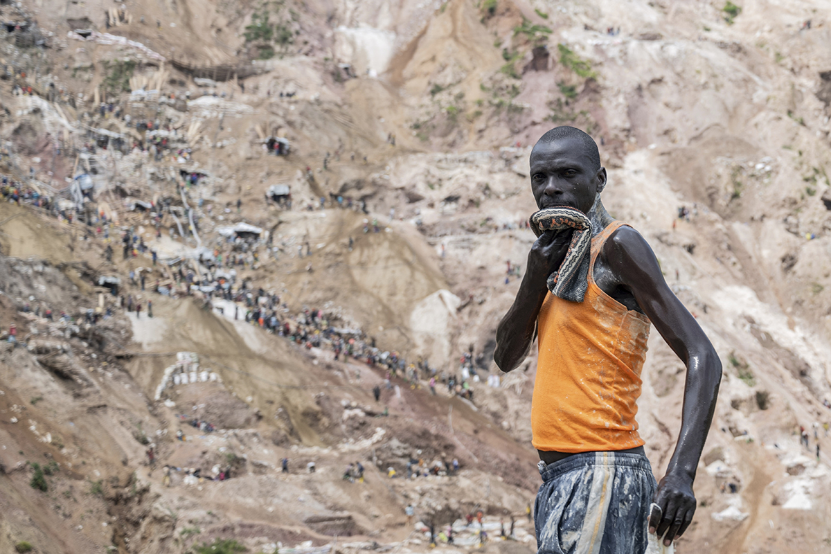 Brytning av coltan i Kongo-Kinshasa. Foto: AP/TT