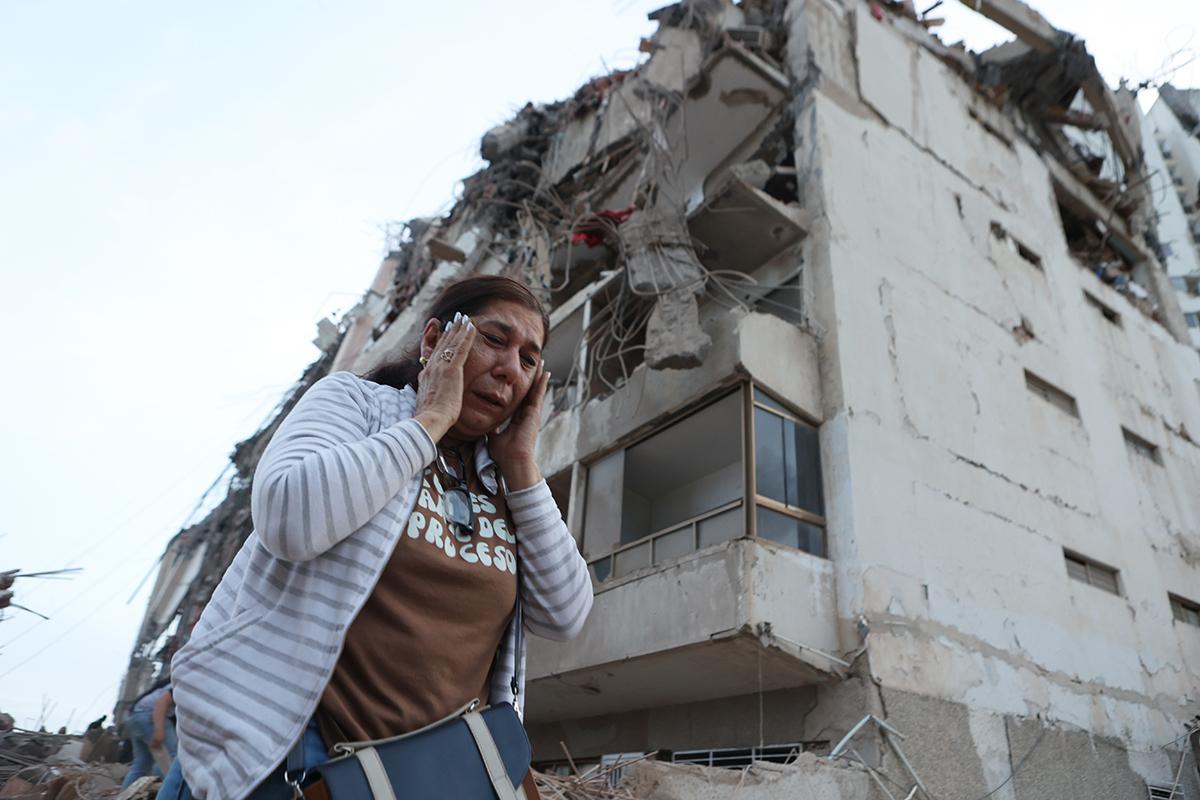 Förödelse efter skalven i Venezuela. Foto: AP/TT
