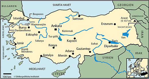 Turkiet – Geografi och klimat | Utrikespolitiska institutet